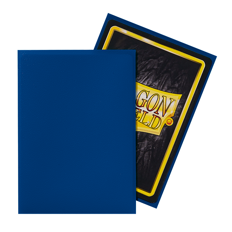 Dragon Shield Sleeve Matte Standard Size 100pcs - Blue Matte-Dragon Shield-Ace Cards &amp; Collectibles
