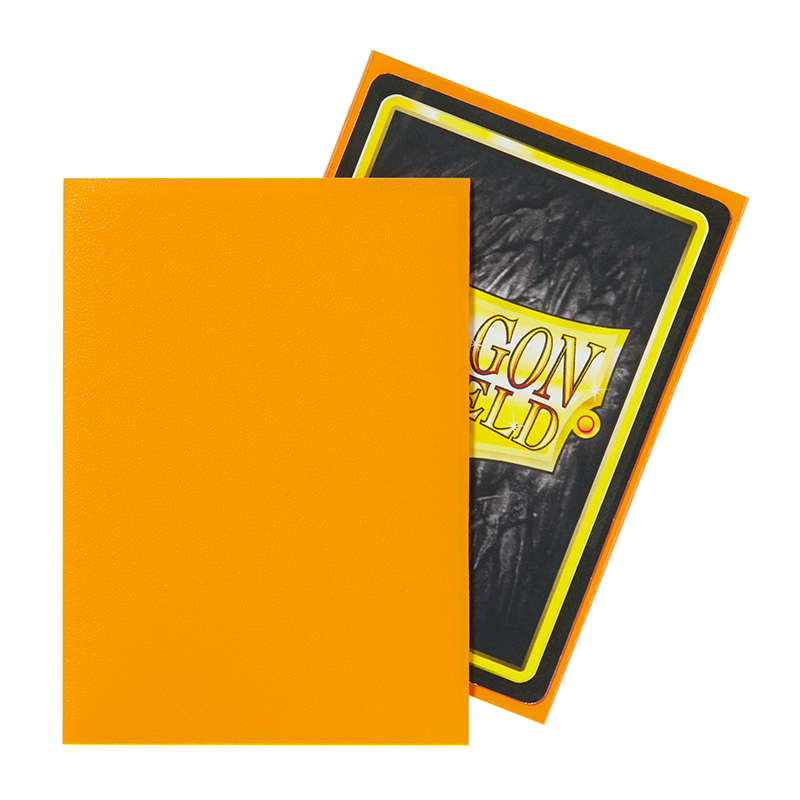 Dragon Shield Sleeve Matte Standard Size 100pcs - Orange Matte-Dragon Shield-Ace Cards & Collectibles