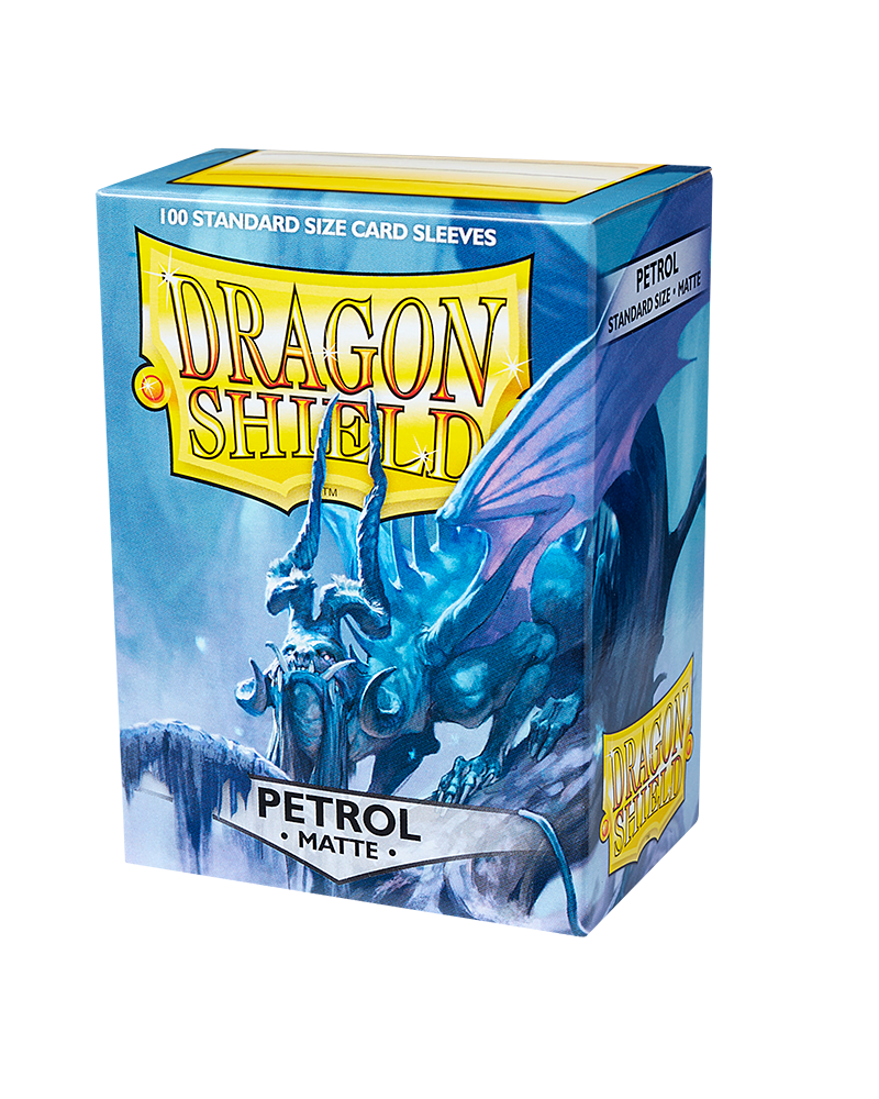Dragon Shield Sleeve Matte Standard Size 100pcs - Petrol Matte-Dragon Shield-Ace Cards &amp; Collectibles