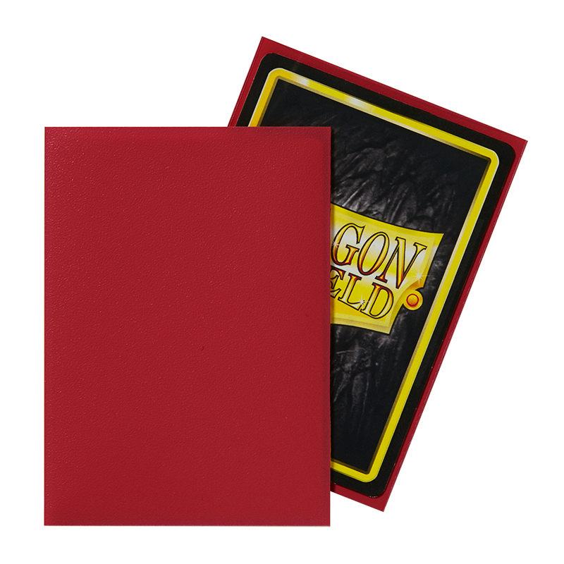 Dragon Shield Sleeve Matte Standard Size 100pcs - Red Matte-Dragon Shield-Ace Cards & Collectibles