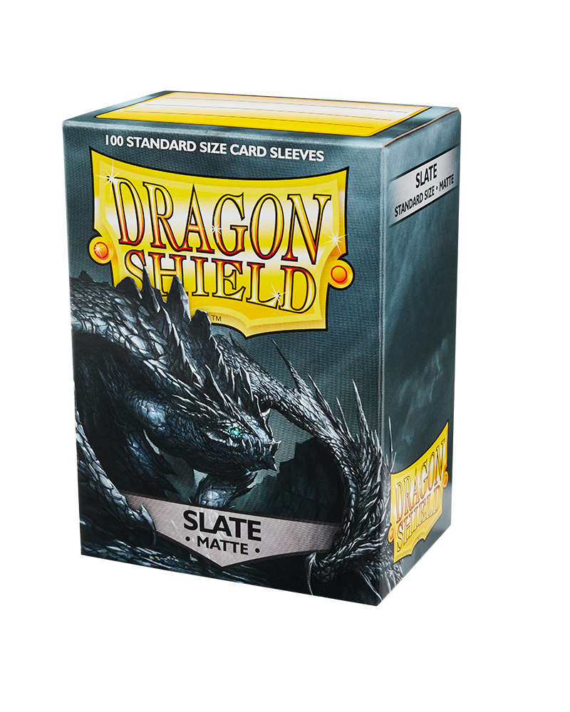 Dragon Shield Sleeve Matte Standard Size 100pcs - Slate Matte-Dragon Shield-Ace Cards &amp; Collectibles