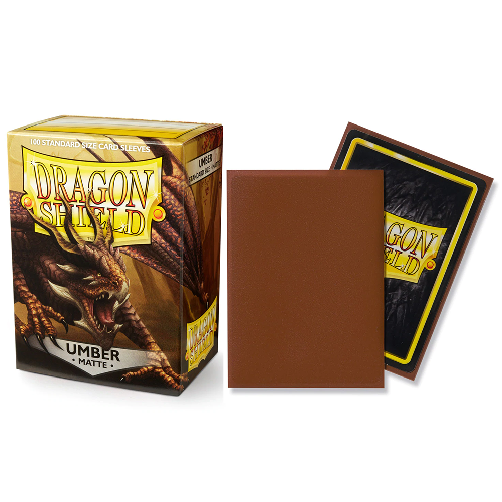 Dragon Shield Sleeve Matte Standard Size 100pcs - Umber Matte-Dragon Shield-Ace Cards & Collectibles