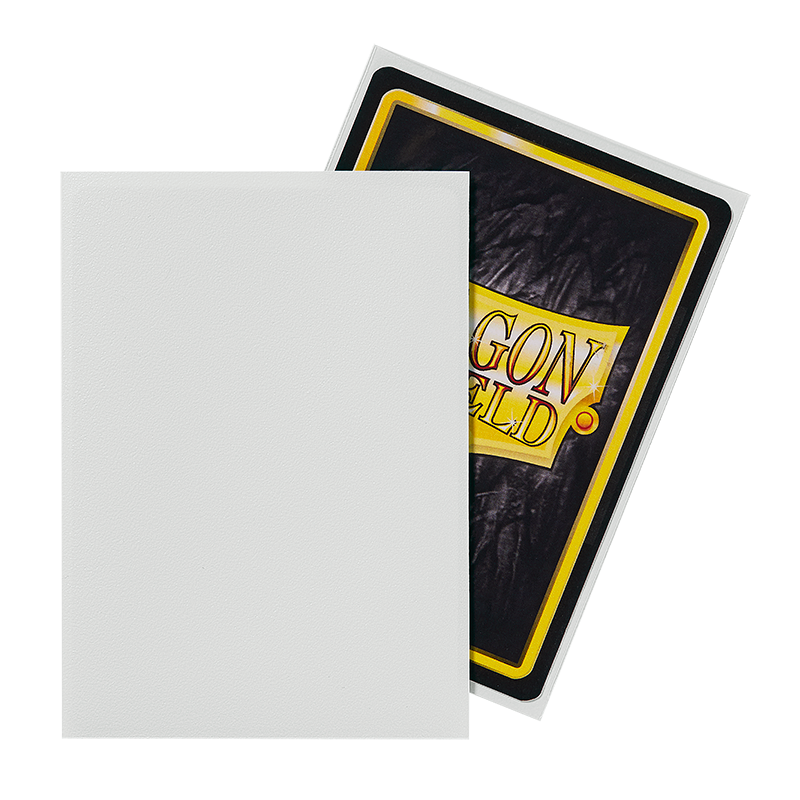 Dragon Shield Sleeve Matte Standard Size 100pcs - White Matte-Dragon Shield-Ace Cards & Collectibles