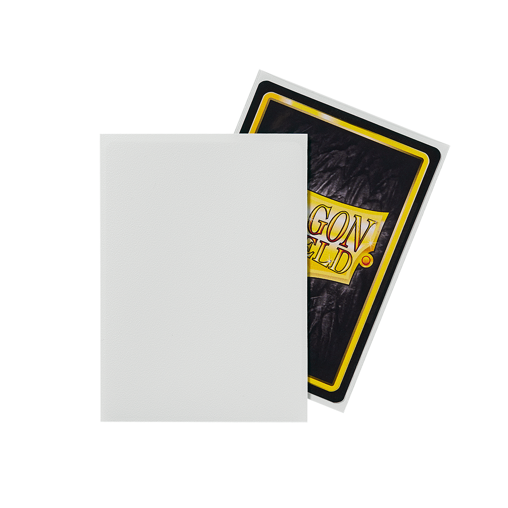 Dragon Shield Sleeve Matte Standard Size 100pcs-White Matte-Dragon Shield-Ace Cards &amp; Collectibles