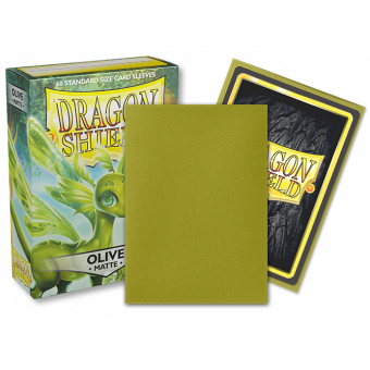 Dragon Shield Sleeve Matte Standard Size 60pcs - Matte Olive-Dragon Shield-Ace Cards &amp; Collectibles