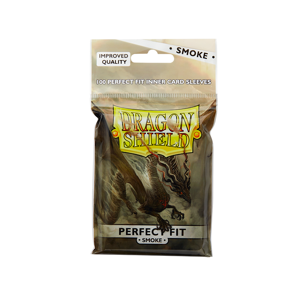 Dragon Shield Sleeve Perfect Fit 100pcs (Standard & Japanese Size)-Toploader (Clear)-Dragon Shield-Ace Cards & Collectibles