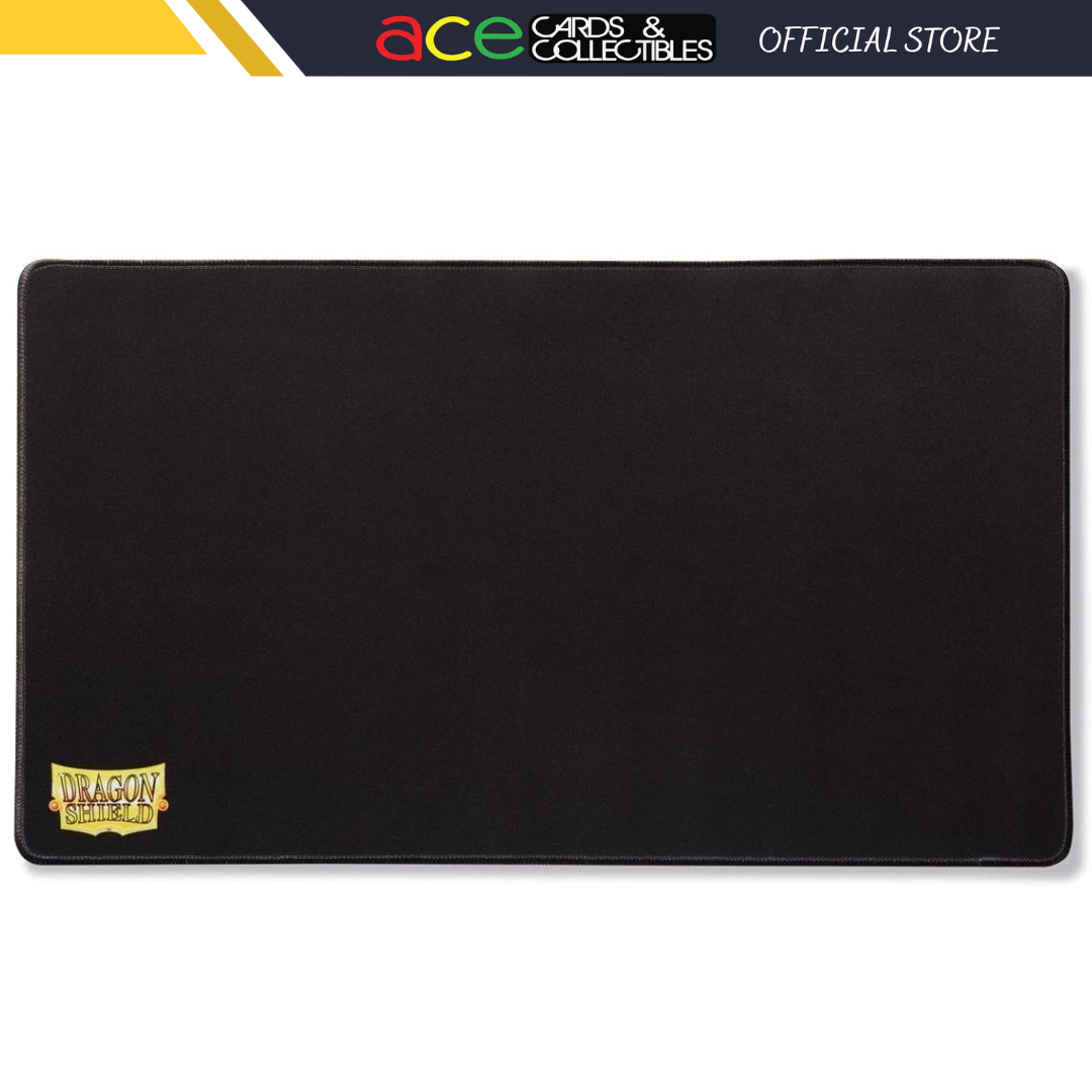 Dragon Shield Staple Playmat Plain (Black)-Dragon Shield-Ace Cards & Collectibles