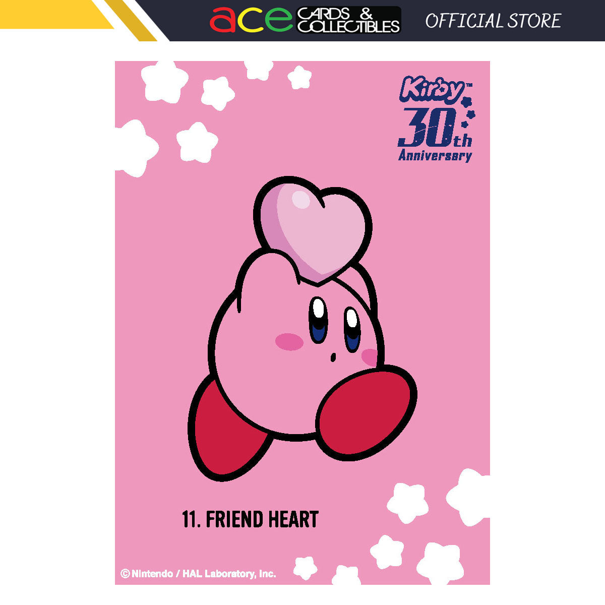 Kirby&#39;s Dream Land 30th Character Sleeve Collection [EN-1092] &quot;Friends Heart&quot;-Ensky-Ace Cards &amp; Collectibles