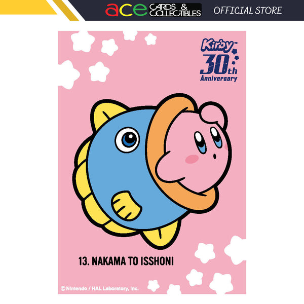 kirby card sleeves size card sleeves per pack Features Kirby and Waddle Dee artwork Officially licensed Nintendo product Designed for card protection and everyday play Bright Character Card Sleeve Kirby's Dream