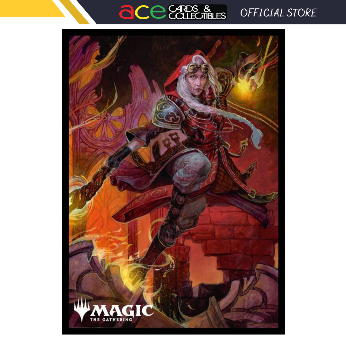 Magic: The Gathering Character Sleeve Collection [MTGS-234] &quot;Dominaria United - Jaya, Fiery Negotiator&quot;-Ensky-Ace Cards &amp; Collectibles