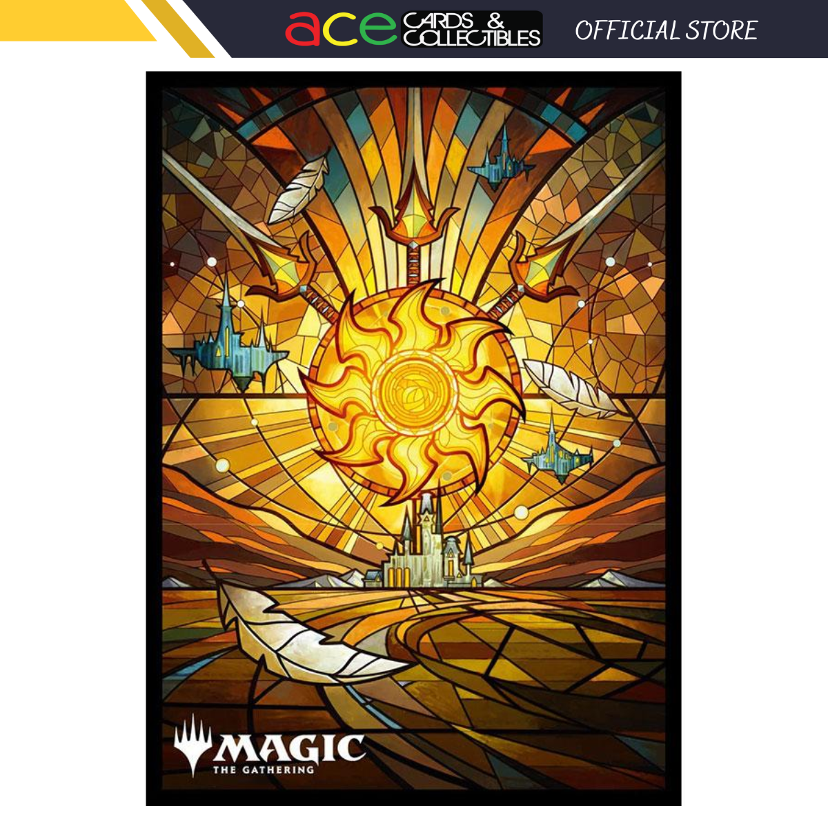 Magic: The Gathering Character Sleeve Collection [MTGS-237] &quot;Dominaria United - Stained Glass Ver. Plains&quot;-Ensky-Ace Cards &amp; Collectibles