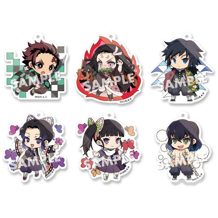 Demon Slayer: Kimetsu no Yaiba Deco!tto Acrylic Ball Chain Vol.3-Single Pack (Random)-F.Heart-Ace Cards & Collectibles