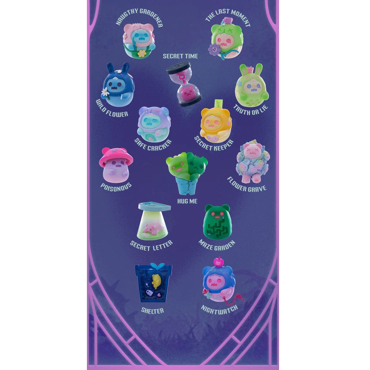 Finding Unicorn x Shinwoo The Secret Bear Garden Series-Whole Box (12pcs)-Finding Unicorn-Ace Cards & Collectibles