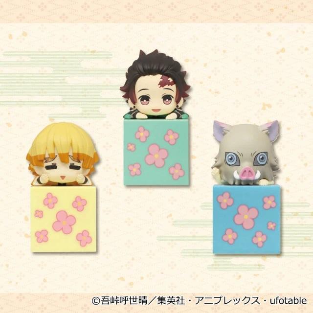 Demon Slayer: Kimetsu no Yaiba Hikkake Figure 2nd Set-Set of 3 types (Zenitsu, Tanjiro & Inosuke)-FuRyu-Ace Cards & Collectibles