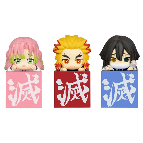 Demon Slayer: Kimetsu no Yaiba Hikkake Figure Hashira 1st Set (Reissue)-Complete Set of 3 (Iguro, Rengoku & Kanroji)-FuRyu-Ace Cards & Collectibles