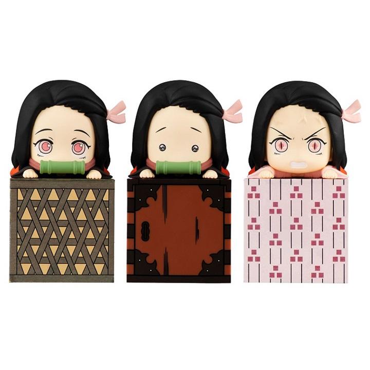 Demon Slayer: Kimetsu no Yaiba Hikkake Figure Nezuko Collection Set-Complete Set of 3-FuRyu-Ace Cards & Collectibles