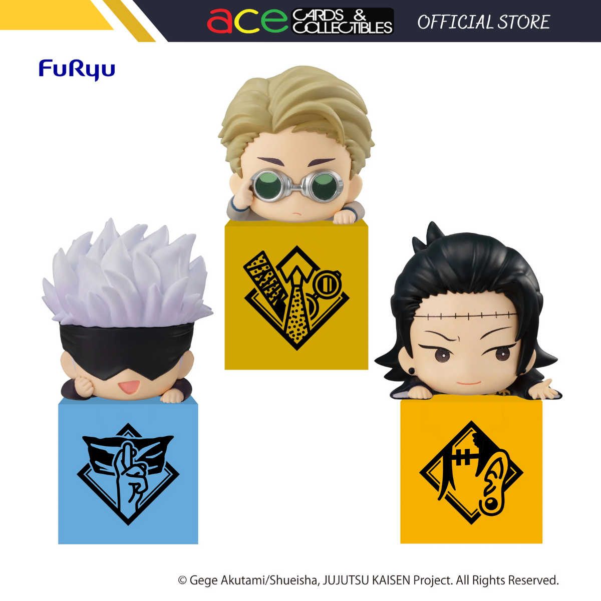 Jujutsu Kaisen Hikkake 2-Complete Set of 3-FuRyu-Ace Cards & Collectibles