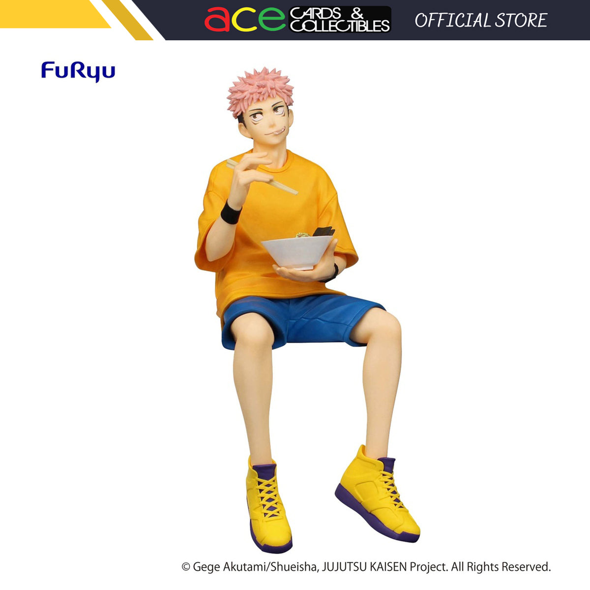 Jujutsu Kaisen &quot;Yuji Itadori&quot; (Ending Costume Ver.) Noodle Stopper Figure-FuRyu-Ace Cards &amp; Collectibles