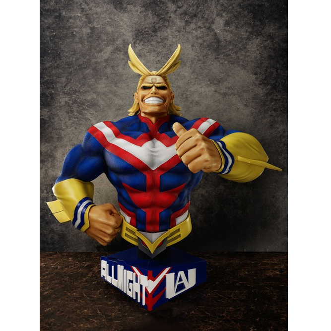 My Hero Academia "All Might" 1/1 Scale Bust Figure-FuRyu-Ace Cards & Collectibles