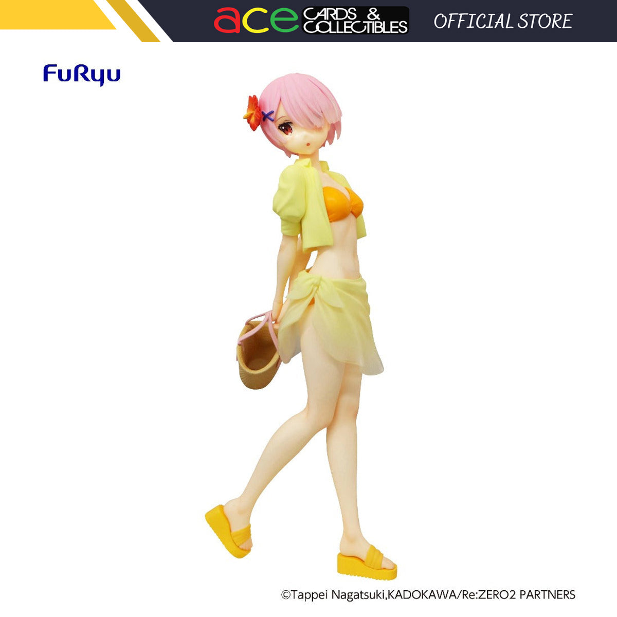 Re: Zero Starting Life in Another World "Ram" (Summer Vacation) SSS Figure-FuRyu-Ace Cards & Collectibles