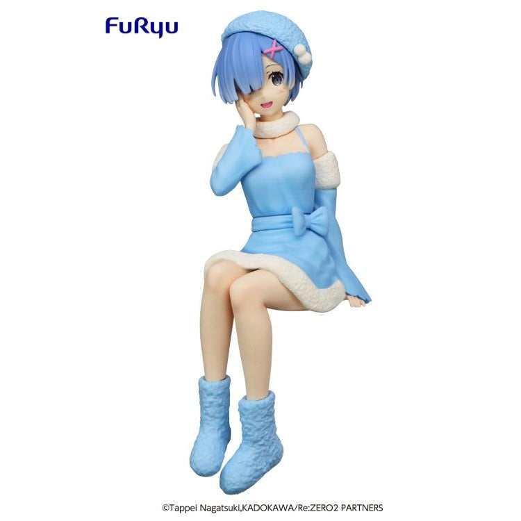 Re: Zero -Starting Life in Another World- "Rem" (Snow Princess Ver.) Noodle Stopper Figure-FuRyu-Ace Cards & Collectibles