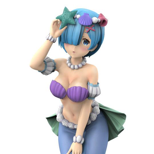 Re:Zero Starting Life in Another World &quot;Fairy Tale Rem&quot; (The Little Mermaid) SSS Figure-FuRyu-Ace Cards &amp; Collectibles