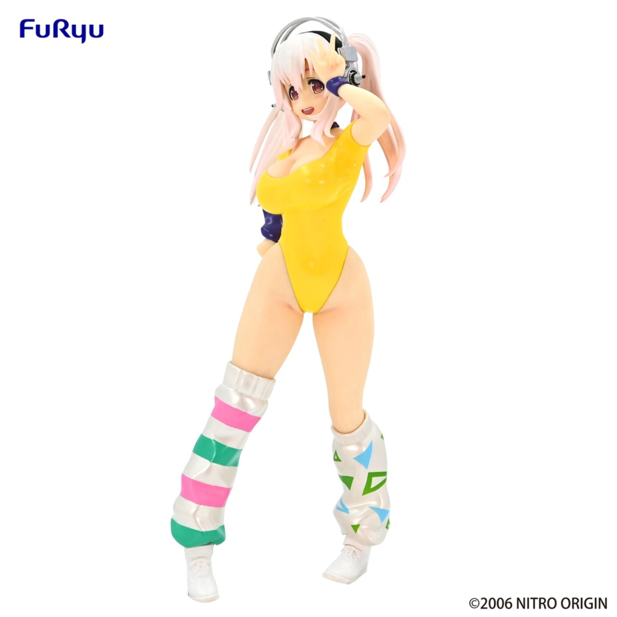 Super Sonico Concept Figure ~80&#39;s/Another Color/Yellow~ (Re-run)-FuRyu-Ace Cards &amp; Collectibles