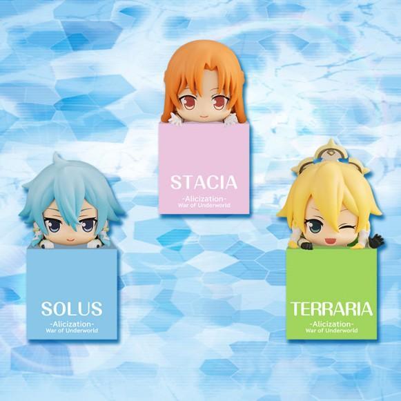 Sword Art Online Alicization Hikkake Figure Set-Set of 3 types (Asuna, Sinon, Leafa)-FuRyu-Ace Cards & Collectibles