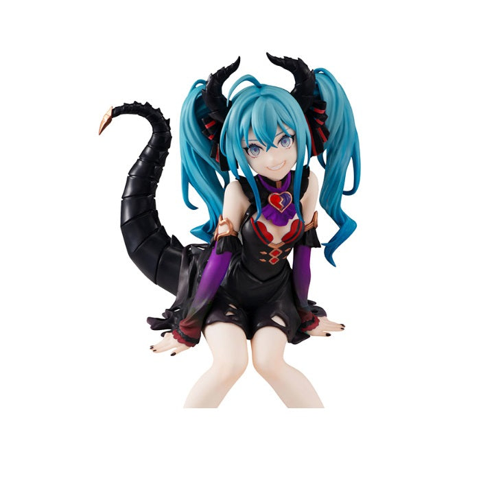 Vocaloid "Hatsune Miku" (Villain Color Variation Ver.) Noodle Stopper Figure-FuRyu-Ace Cards & Collectibles