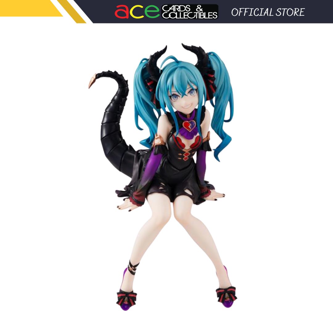 Vocaloid "Hatsune Miku" (Villain Color Variation Ver.) Noodle Stopper Figure-FuRyu-Ace Cards & Collectibles
