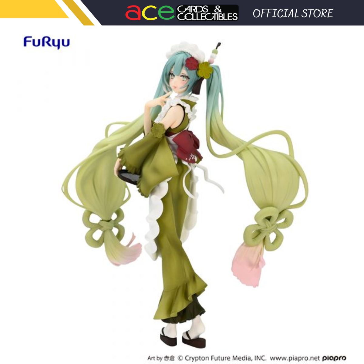 Vocaloid Sweets Sweets "Hatsune Miku" -Matcha Green Tea Parfait- Figure-FuRyu-Ace Cards & Collectibles