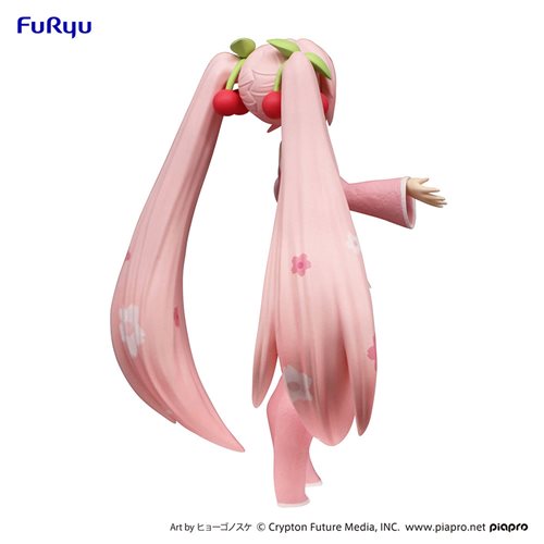 Vocaloid Tokyo: CartoonY &quot;Hatsune Miku&quot; (Sakura Ver.) Figure-FuRyu-Ace Cards &amp; Collectibles