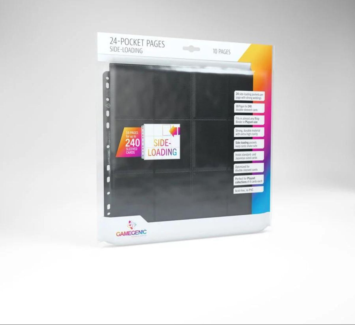Gamegenic Card Album Page "24-Pocket Pages Side-loading (10 pages bag)"-Gamegenic-Ace Cards & Collectibles