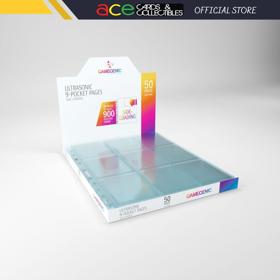 Gamegenic Card Album Pages "Ultrasonic 9-Pocket Pages Side-Loading"-Loose Page (1pcs)-Gamegenic-Ace Cards & Collectibles