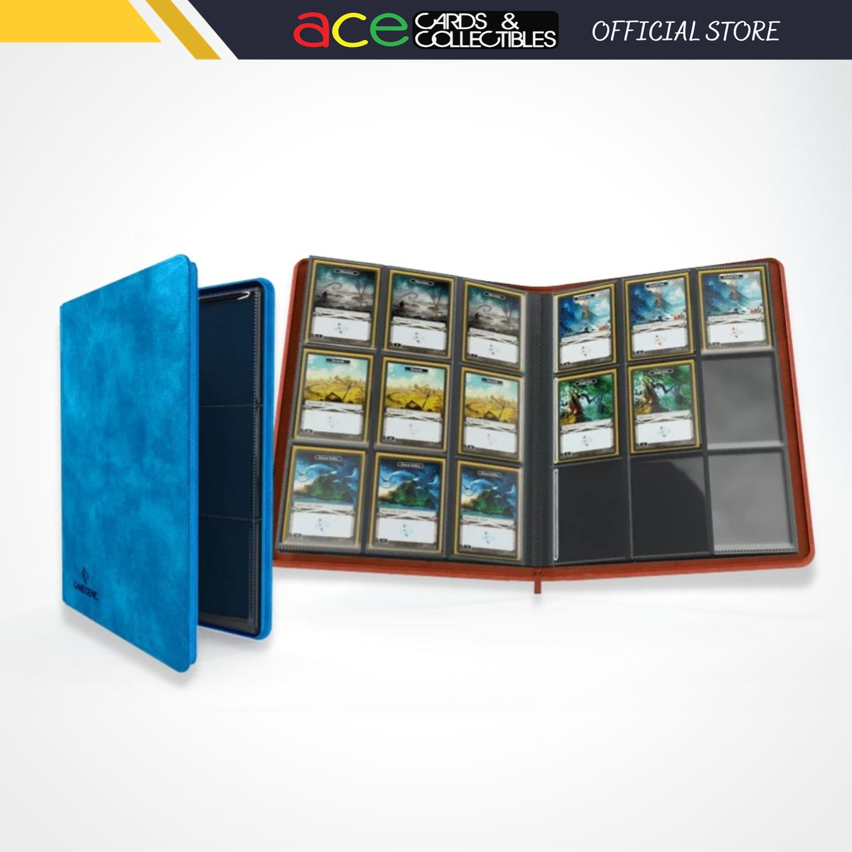 Gamegenic Card Album "Zip-Up Album 18-Pocket"-Black-Gamegenic-Ace Cards & Collectibles
