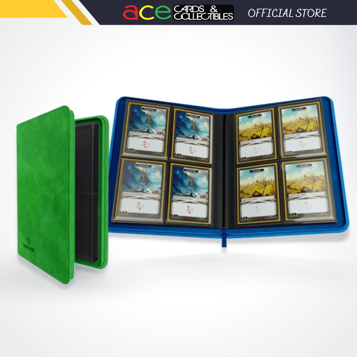 Gamegenic Card Album "Zip-Up Album 8-Pocket"-Black-Gamegenic-Ace Cards & Collectibles