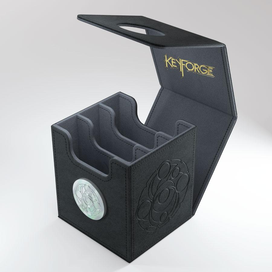 Gamegenic Deck Box &quot;KeyForge Vault Premium&quot;-Black-Gamegenic-Ace Cards &amp; Collectibles