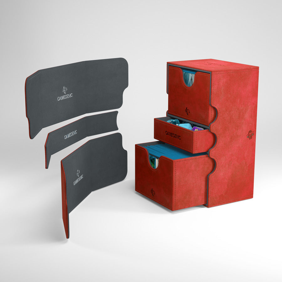 Gamegenic Deck Box "Stronghold 200+ Convertible"-Black-Gamegenic-Ace Cards & Collectibles