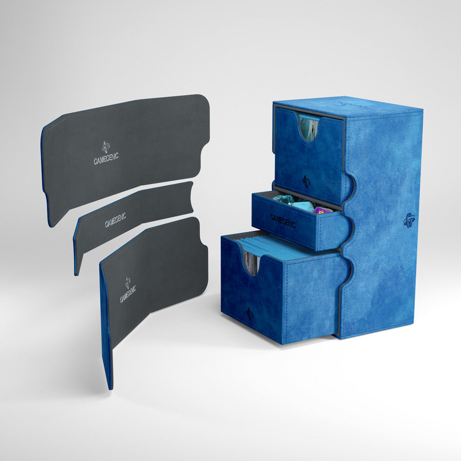 Gamegenic Deck Box "Stronghold 200+ Convertible"-Black-Gamegenic-Ace Cards & Collectibles