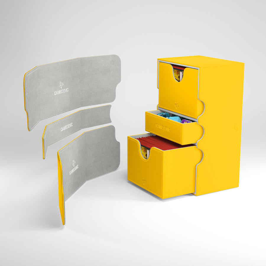 Gamegenic Deck Box "Stronghold 200+ Convertible"-Black-Gamegenic-Ace Cards & Collectibles