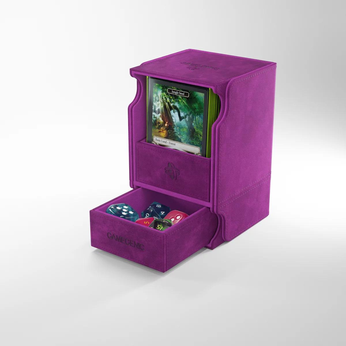 Gamegenic Deck Box &quot;Watchtower 100+ XL Convertible&quot;-Purple-Gamegenic-Ace Cards &amp; Collectibles