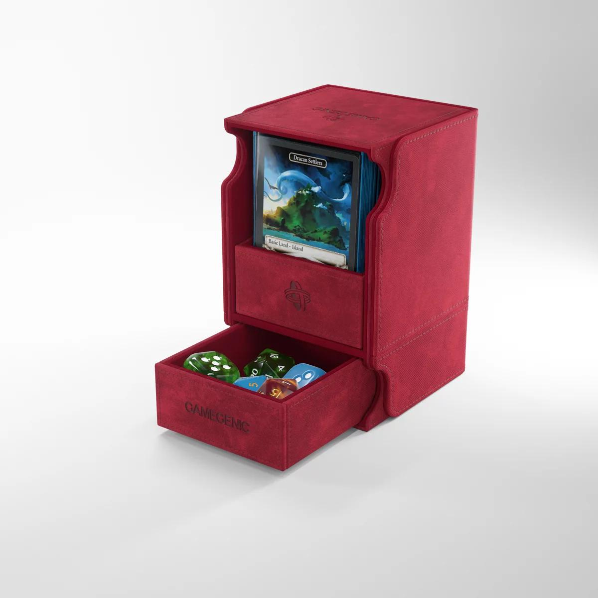 Gamegenic Deck Box &quot;Watchtower 100+ XL Convertible&quot;-Red-Gamegenic-Ace Cards &amp; Collectibles