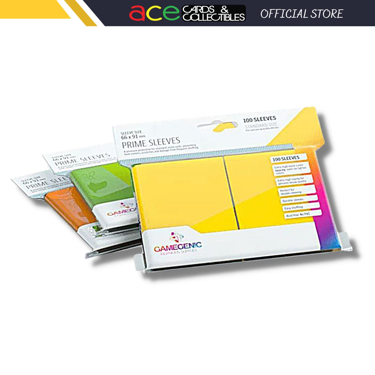 Gamegenic Matte Prime Card Sleeves-Red-Gamegenic-Ace Cards & Collectibles