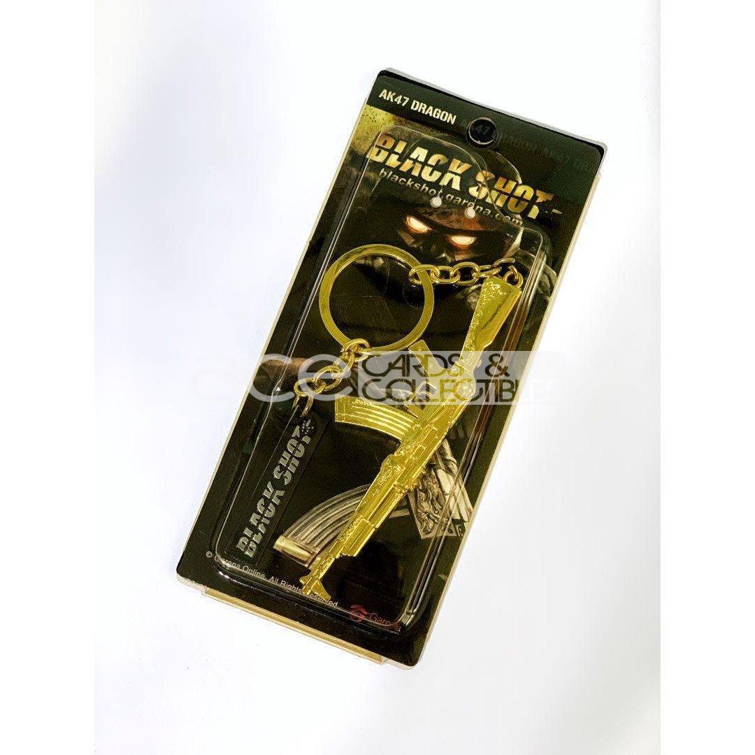 BlackShot AK47 Dragon Gold Version Keychain "Garena"-Garena-Ace Cards & Collectibles