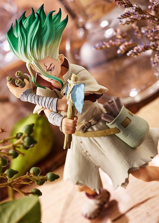 Dr Stone Pop Up Parade &quot;Senku Ishigami(re-run)&quot;-Good Smile Company-Ace Cards &amp; Collectibles