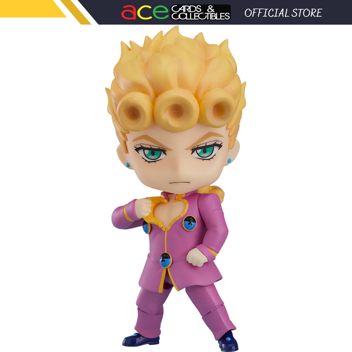Jojo's Bizarre Adventure: Golden Wind [1155] Nendoroid "Giorno Giovanna" (Re-run)-Good Smile Company-Ace Cards & Collectibles