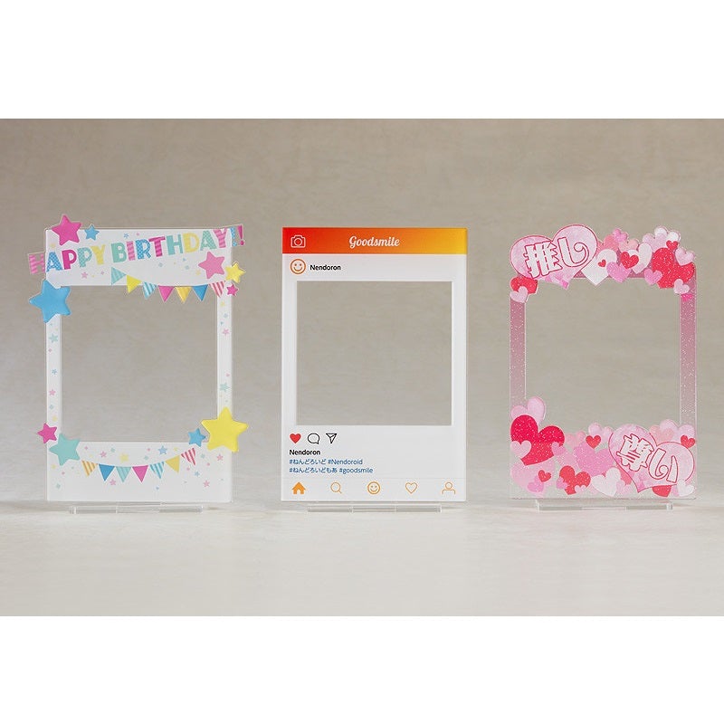 Nendoroid More: Acrylic Frame Stand-Happy Birthday-Good Smile Company-Ace Cards &amp; Collectibles