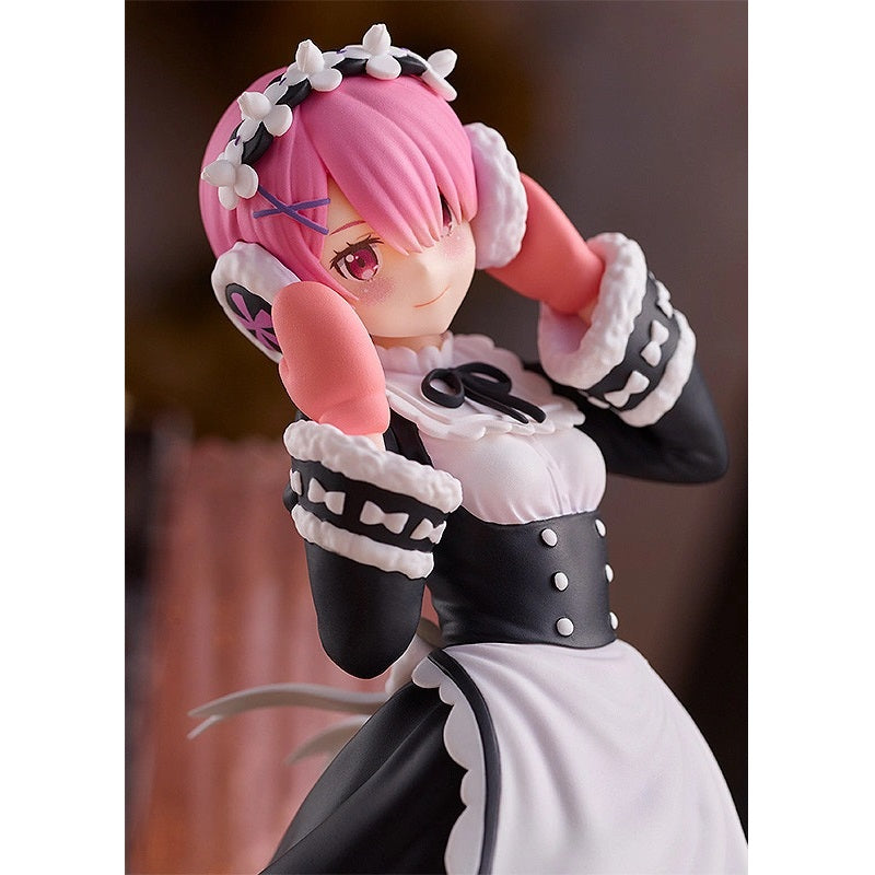 Re:Zero -Starting Life in Another World- Pop Up Parade &quot;Ram&quot; (Ice Season Ver.) (Re-Run)-Good Smile Company-Ace Cards &amp; Collectibles