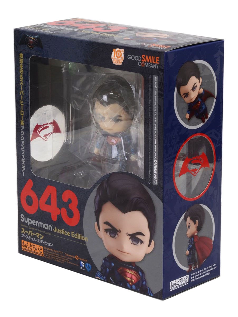 Superman: Justice Edition Nendoroid [643] &quot;Superman&quot;-Good Smile Company-Ace Cards &amp; Collectibles