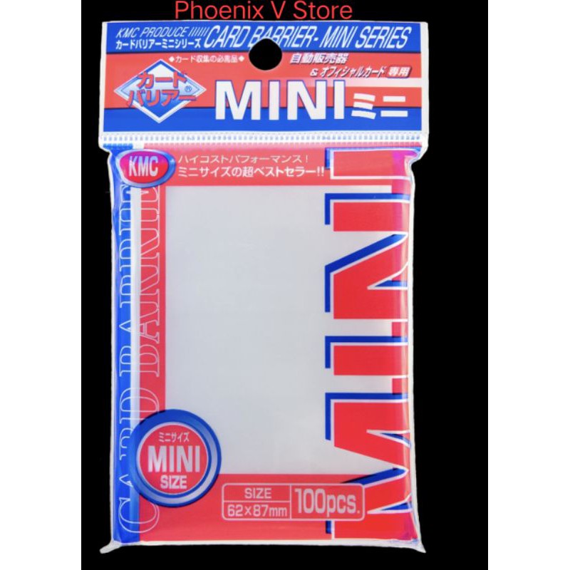 KMC Sleeve Card Barrier Clear - Mini Size Soft-KMC-Ace Cards &amp; Collectibles